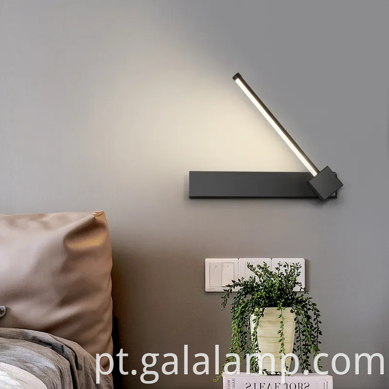 Lâmpada de parede contemporânea de 220V LED para decoração interior elegante